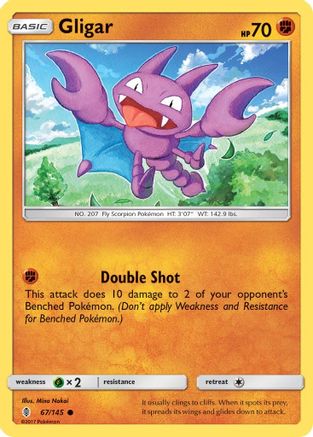 Gligar (67/145) [Sun & Moon: Guardians Rising]-1
