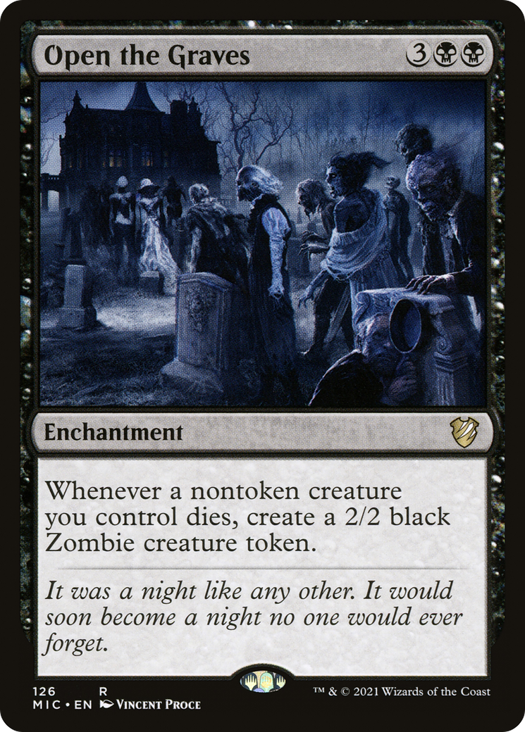 Open the Graves [Innistrad: Midnight Hunt Commander]-1