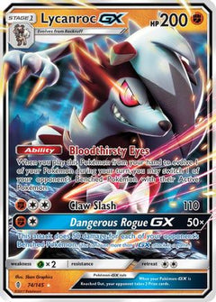 Lycanroc GX (74/145) [Sun & Moon: Guardians Rising]-1
