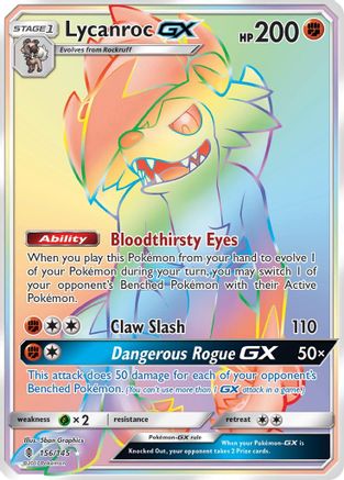 Lycanroc GX (156/145) [Sun & Moon: Guardians Rising]-1