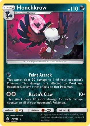Honchkrow (79/145) [Sun & Moon: Guardians Rising]-1