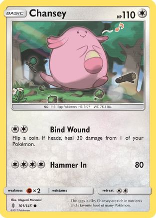 Chansey (101/145) [Sun & Moon: Guardians Rising]-1
