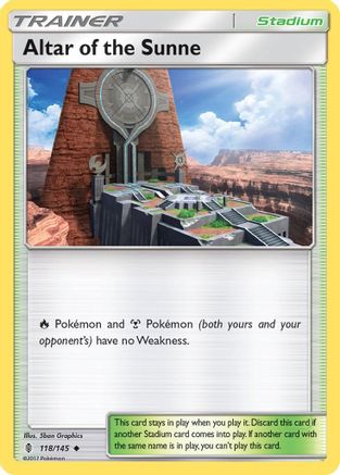 Altar of the Sunne (118/145) [Sun & Moon: Guardians Rising]-1