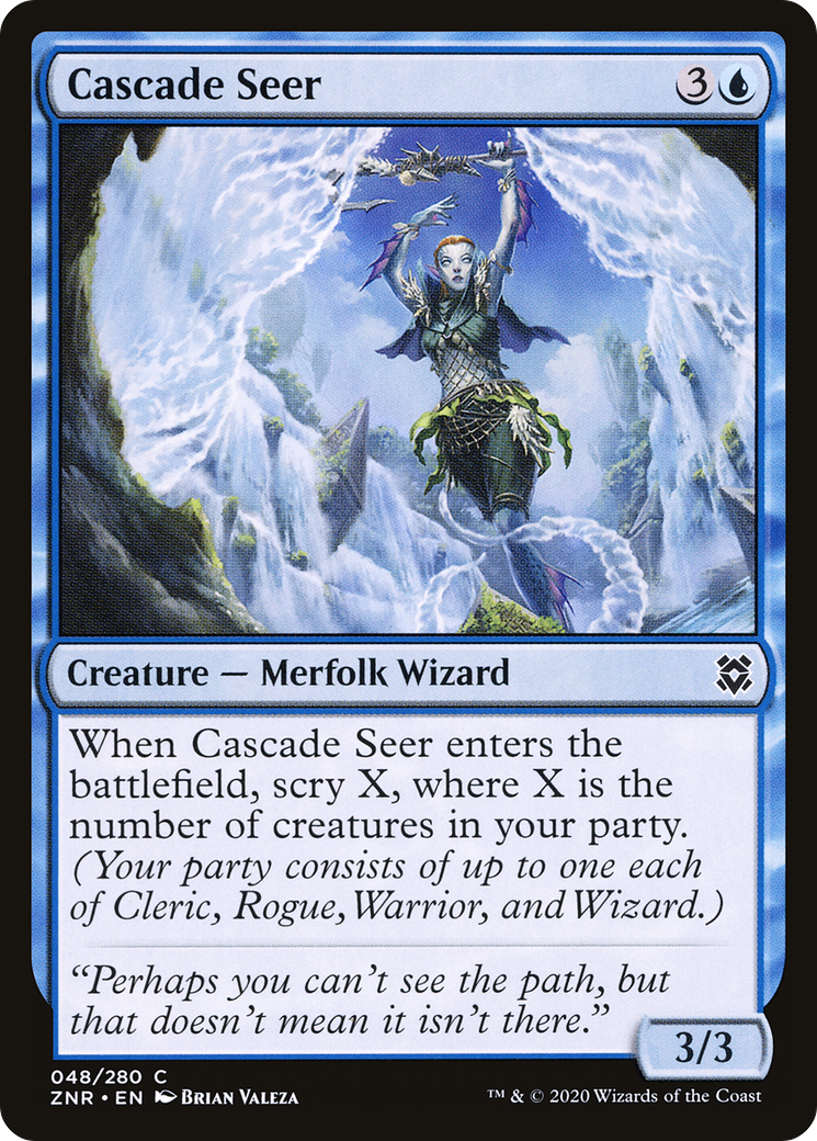 Cascade Seer [Zendikar Rising]-1