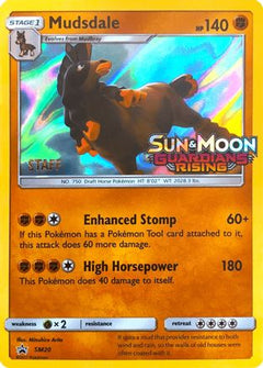 Mudsdale (SM20) (Staff Prerelease Promo) [Sun & Moon: Black Star Promos]-1