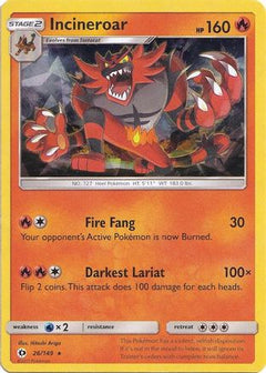 Incineroar (26/149) (Theme Deck Exclusive) [Sun & Moon: Base Set]-1