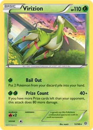 Virizion (12/98) (Theme Deck Exclusive) [XY: Ancient Origins]-1