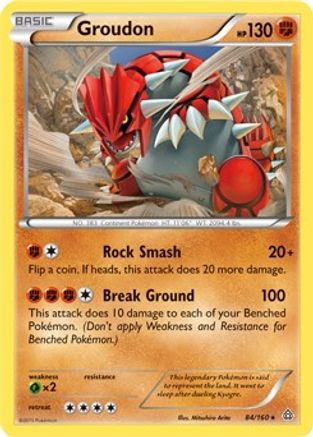 Groudon (84/160) (Theme Deck Exclusive) [XY: Primal Clash]-1