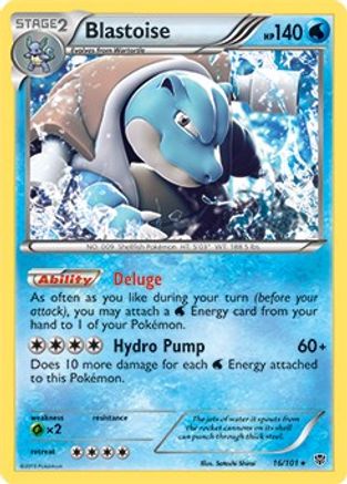 Blastoise (16/101) (Theme Deck Exclusive) [Black & White: Plasma Blast]-1