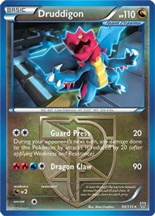 Druddigon (94/135) (Theme Deck Exclusive) [Black & White: Plasma Storm]-1