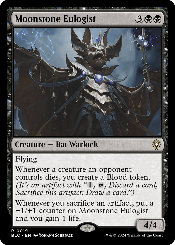 Moonstone Eulogist [Bloomburrow Commander]-1