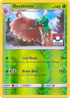 Decidueye (11/149) (League Promo) [Sun & Moon: Base Set]-1