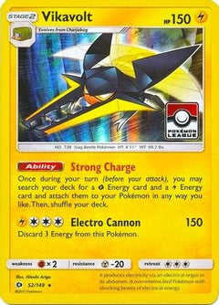 Vikavolt (52/149) (League Promo) [Sun & Moon: Base Set]-1