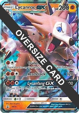 Lycanroc GX (SM14) (Jumbo Card) [Sun & Moon: Black Star Promos]-1