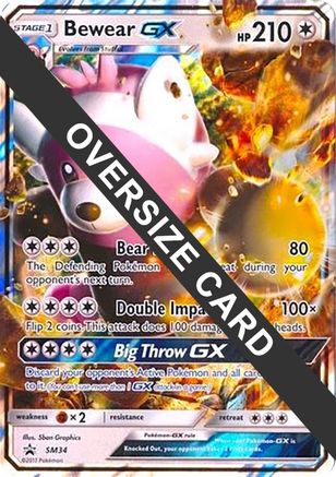 Bewear GX (SM34) (Jumbo Card) [Sun & Moon: Black Star Promos]-1