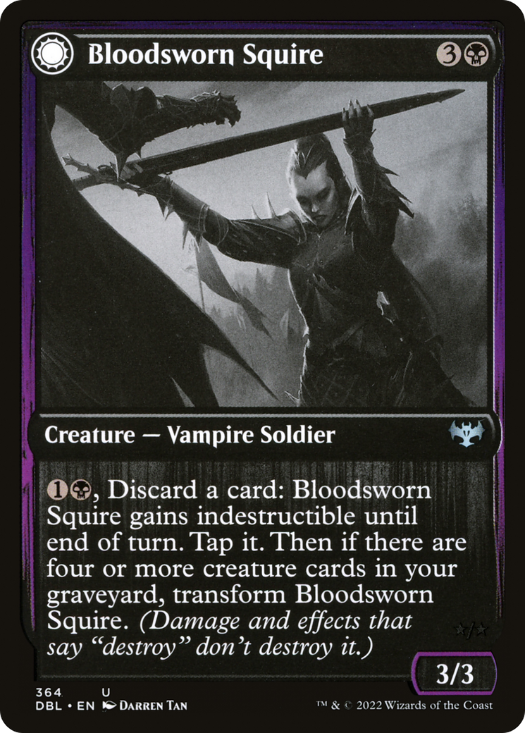 Bloodsworn Squire // Bloodsworn Knight [Innistrad: Double Feature]-3