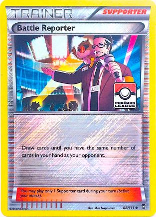 Battle Reporter (88/111) (League Promo) [XY: Furious Fists]-1