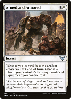 Armed and Armored [Kamigawa: Neon Dynasty Commander]-1