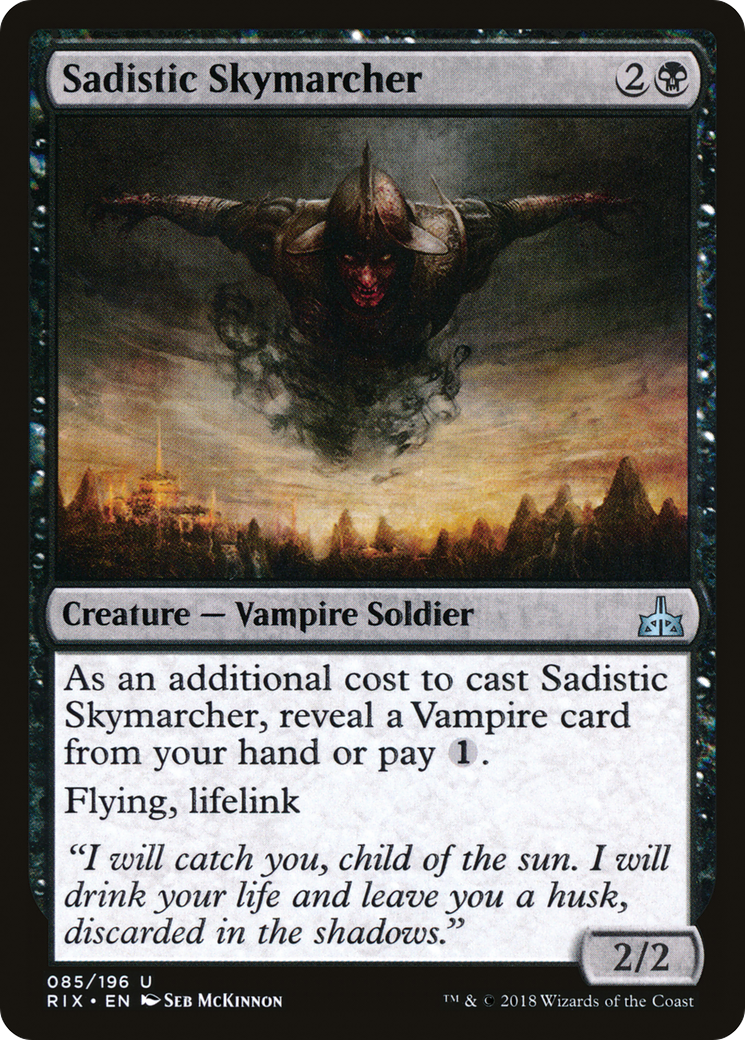 Sadistic Skymarcher [Rivals of Ixalan]-1