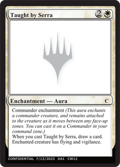 Taught by Serra (UNK-CW12) - Unknown Event-1