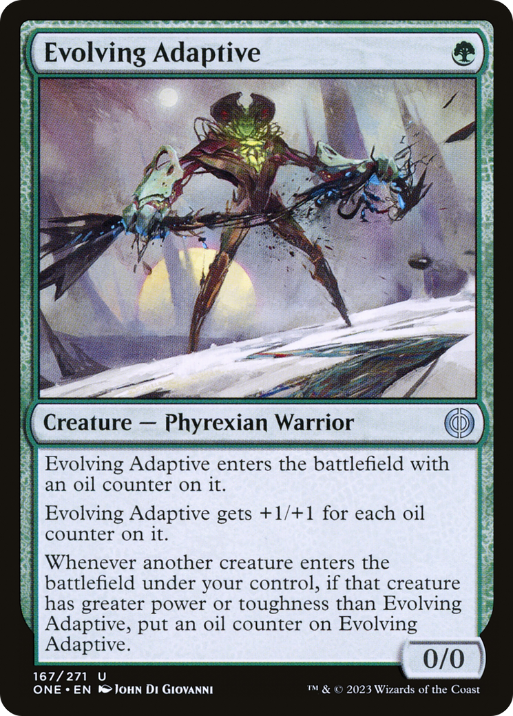 Evolving Adaptive [Phyrexia: All Will Be One]-1