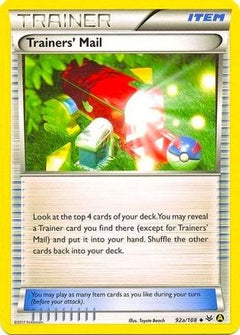 Trainers' Mail (92a/108) (Alternate Art Promo) [XY: Roaring Skies]-1