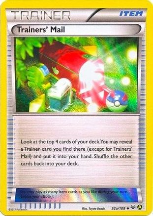 Trainers' Mail (92a/108) [Alternate Art Promos]-1