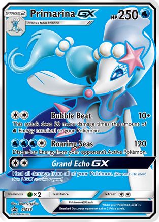 Primarina GX (SM39) [Sun & Moon: Black Star Promos]-1