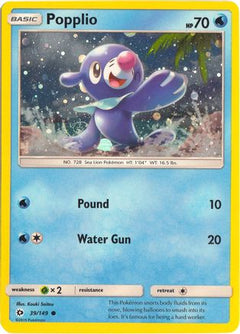 Popplio (39/149) (Cosmos Holo) [Sun & Moon: Base Set]-1