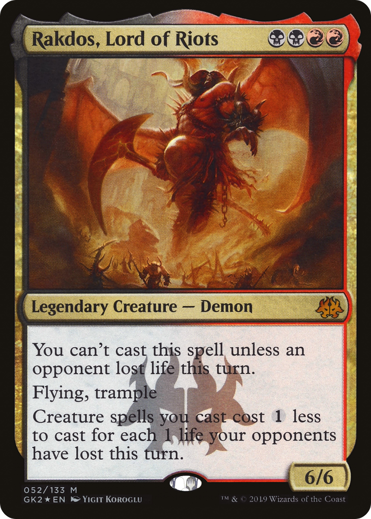 Rakdos, Lord of Riots [Ravnica Allegiance Guild Kit]-1