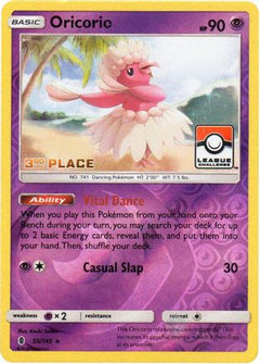 Oricorio (55/145) (League Promo 3rd Place) [Sun & Moon: Guardians Rising]-1