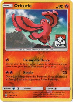 Oricorio (14/145) (League Promo) [Sun & Moon: Guardians Rising]-1