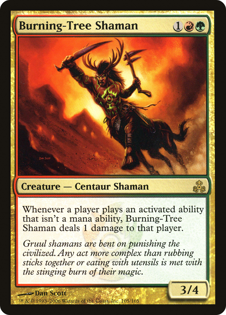 Burning-Tree Shaman [Guildpact]-1