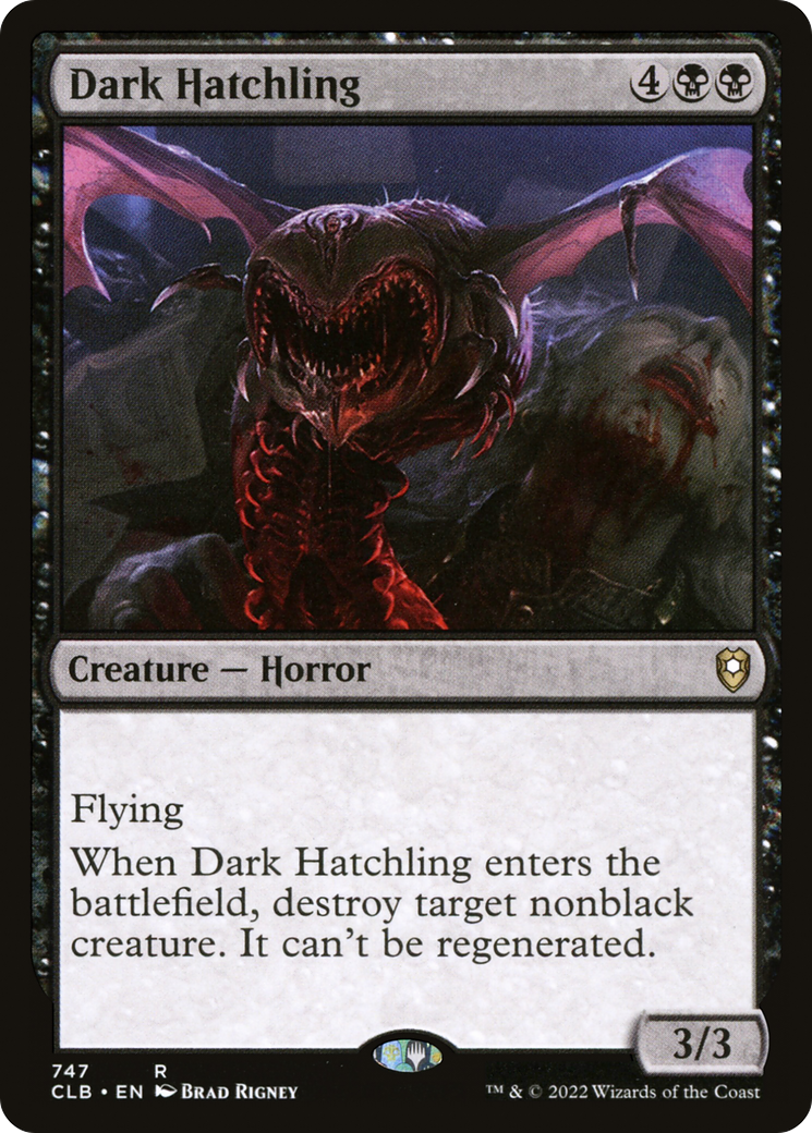 Dark Hatchling [Commander Legends: Battle for Baldur's Gate]-1