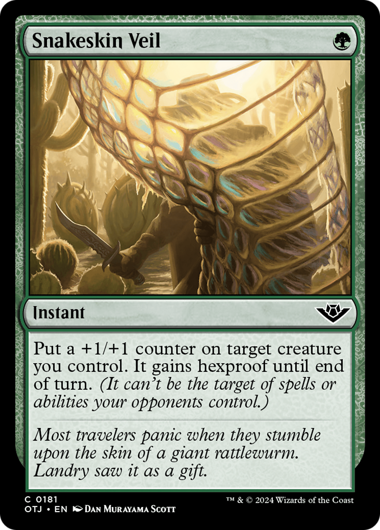 Snakeskin Veil [Outlaws of Thunder Junction]-1