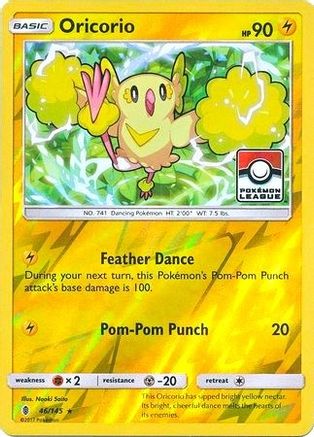 Oricorio (46/145) (League Promo) [Sun & Moon: Guardians Rising]-1