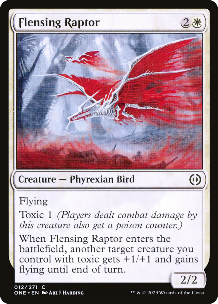 Flensing Raptor [Phyrexia: All Will Be One]-1