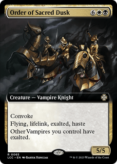 Order of Sacred Dusk (Extended Art) [The Lost Caverns of Ixalan Commander]-1