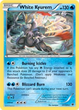 White Kyurem (21/124) (Theme Deck Exclusive) [XY: Fates Collide]-1
