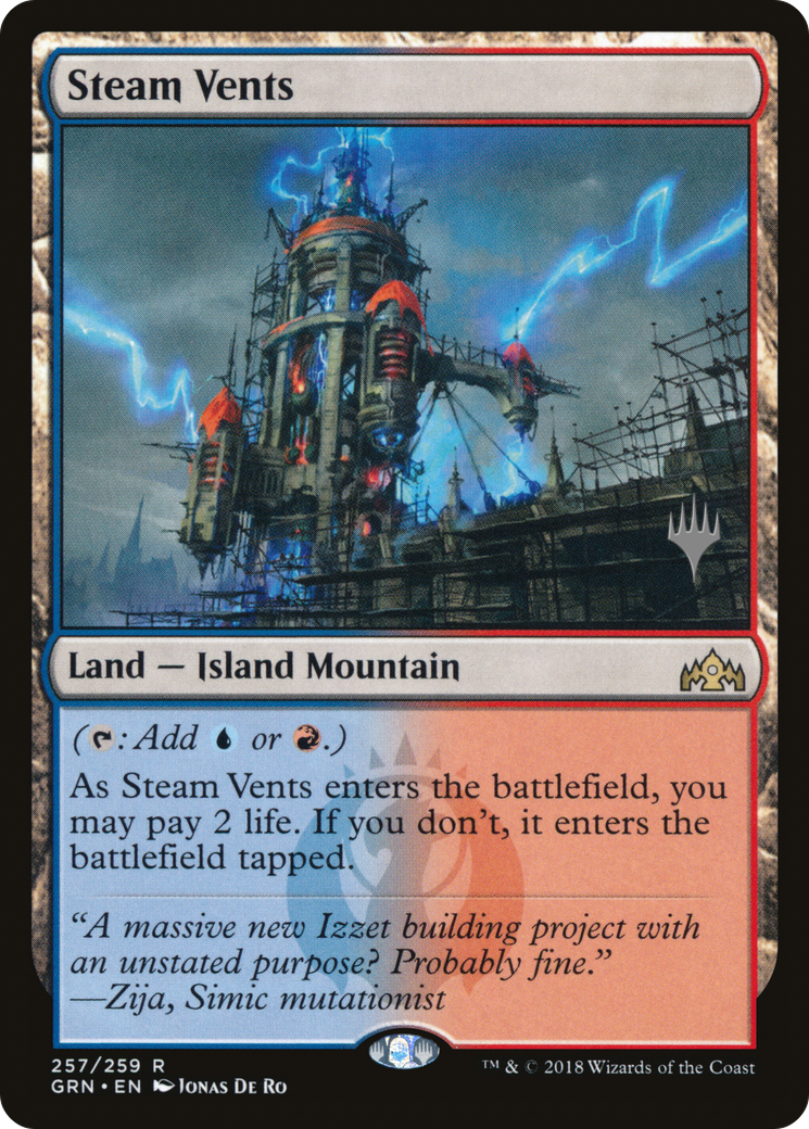 Steam Vents (Promo Pack) [Guilds of Ravnica Promos]-1