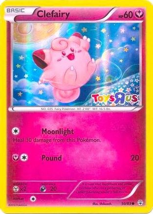 Clefairy (50/83) (Toys R Us Promo) [XY: Generations]-1