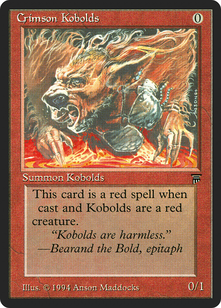 Crimson Kobolds [Legends]-1
