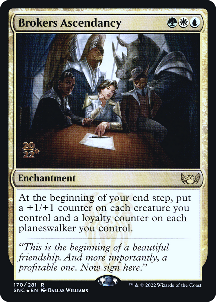 Brokers Ascendancy [Streets of New Capenna Prerelease Promos]-1