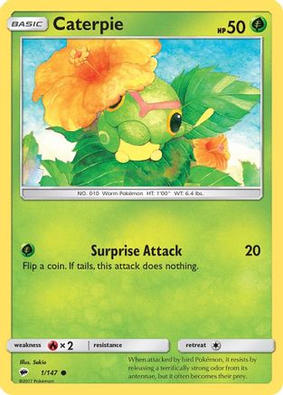 Caterpie (1/147) [Sun & Moon: Burning Shadows]-1
