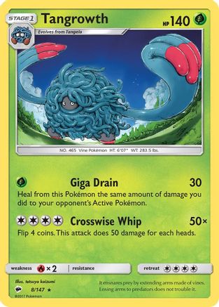Tangrowth (8/147) [Sun & Moon: Burning Shadows]-1
