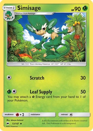 Simisage (13/147) [Sun & Moon: Burning Shadows]-1