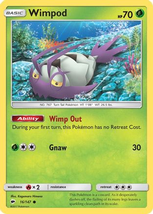 Wimpod (16/147) [Sun & Moon: Burning Shadows]-1