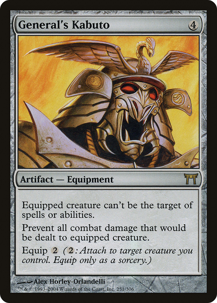 General's Kabuto [Champions of Kamigawa]-1