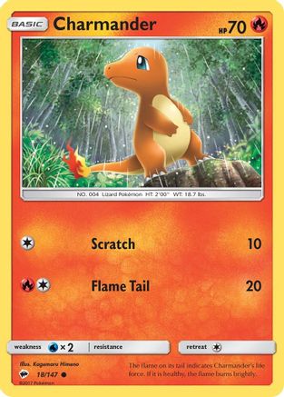Charmander (18/147) [Sun & Moon: Burning Shadows]-1