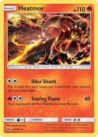 Heatmor (24/147) [Sun & Moon: Burning Shadows]-1